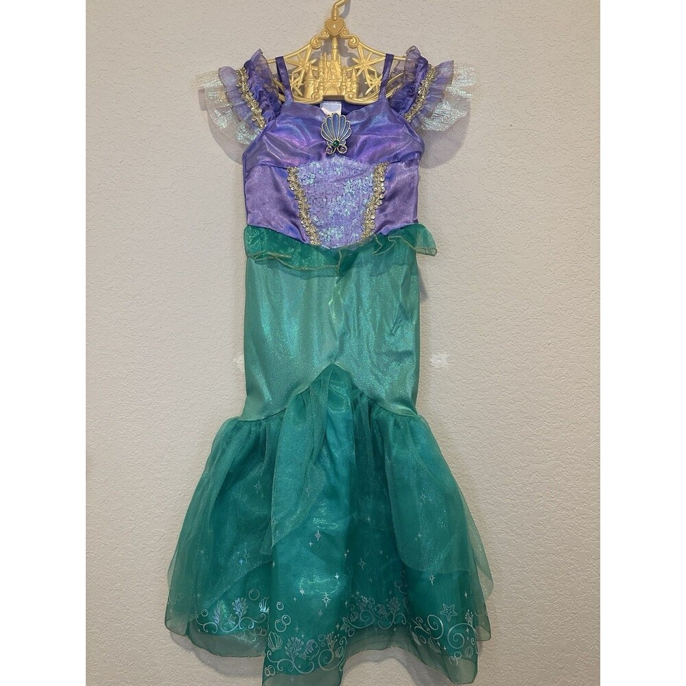 Disney Signature Collection Ariel Mermaid Size 4 Dress Up Halloween Costume